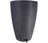 Amesbury 120 Litre Ash-Effect Water Butt - Durable HDPE Rainwater Collector