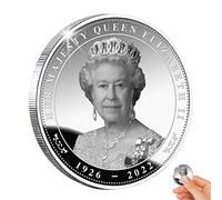 Amesor 2 Queen Elizabeth II Memorial Coin - 1926-2022 Featuring Her Majesty Queen Elizabeth Collectibles | Memorial Coin Collection Collectibles