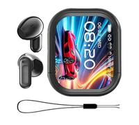 Amesor Ai Translation Earbuds | Ai Language Translator Earbuds Device - Touchscreen Wireless Headphones Noise Canceling for Travel Business Gym Learning Work Men Women School