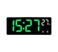 Amesor Alarm Clocks for Bedrooms | Voice Control Alarm Clock for Kids | Temperature Display Cool Gadgets Watch for Table Hotel Shelf Heavy Sleepers Office Bedside Dorm Nightstand Birthday Adults