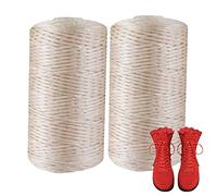 Amesor Art Yarn Cord | 2 Ice Linen Silk Hand Knitting Light Body Yarn, Weaving Crocheting Yarn Cell Phone Bags and Car Cushions