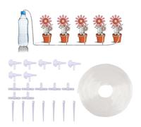 Amesor Drip Irrigation Emitters | Auto Landscape Drippers,Watering System with 23 Ft Tube for Garden Yard Outdoor Raised Bed Greenhouse Indoor Potted Plant Flowerbed Tree