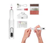 Amesor Electric Nail File Kit - Acrylic Gel Dip Powder Nail Drill Machine Kit,3 Adjustable Speed Settings, 15000 RPM Manicure Polishing Grinding Shaping Tool for Home Travel Salon Outdoor