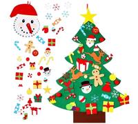 Amesor Felt Christmas Tree for Kids - Felt Craft Kits - Party Supplies Art Crafts for Retail Store DisplaysSchool Kitchen Bedroom Apartment Home Small Space Classroom