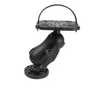 Amesor Fish Finder Kayak Mount,Fish Finder Holder | Fishing Equipment for Bow Console Deck Track Transom Mounting Water Navigation Sonar Angling Trolling