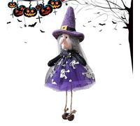 Amesor Halloween Ornaments for Small Tree - Window Doll Pendant - Ghost Witch Pumpkin Cat Spooky Charm Hangable Ornament Decorations for Outdoor Holiday Parties Home