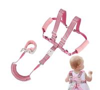 Amesor Kids Harness with Leash | Toddler Wrist Leashes,Adjustable Reflective Harness Anti-Lost Wrist Link with Lock for Girl Boys Outdoor Walking Secure Control