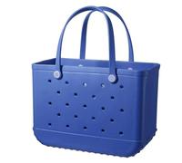 Amesor Large Rubber Eva Tote Bag - Waterproof Beach Tote | Beach Bag With Holes | Washable Summer Tote Bag | Portable Travel Bag For Beach, Pool, Sport, Picnics, Holidays, Shopping, 37×14×31.5 CM