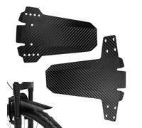 Amesor Mountain Cycling Mud Guard | Rear Front Mud Guard Mountain Bike Mudguard | Foldable Replacement Parts for Road Paths Travel Riding Bikers Park Rides Adult Travel Fitness Cyclists