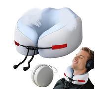 Amesor Neck Pillow Airplane | Comfort Airplane Pillow Neck Support | Memory Foam Support Cushion for Napping Kids Adults Long Flight Train Car Road Trip Traveling Work