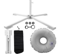 Amesor Portable Umbrella Stand - Outdoor Beach Umbrella Stand - Heavy Duty Outdoor Sunshade Attachment Holder for Outside Travel Balcony Picnic Poolside Fishing Patio Deck