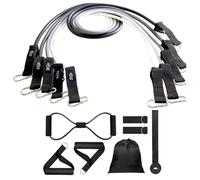 Amesor Pull Up Resistance Bands | Home Training Straps Kit,Heavy Duty Adjustable Resistance Bands for Home Gym Garage Studio Yoga