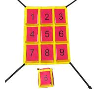 Amesor Strike Zone Target for Baseball Net | Numbered Softball Pitching Target Practice - Baseball Batting Accuracy Golf Hitting Netting for Lawn Garden Backyard Camping Playground