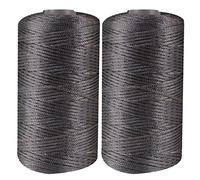 Amesor Summer Art Yarn Cord | 2 Beach Bag Yarn Crochet Raffia Yarn Straw Yarn Crochet Knit Yarn - Handmade Craft Yarn for Hand Knitting Bag Hat Shoes Yarn