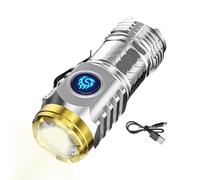 Amesor Three-Eyed M-onster Flashlight - Super Power Flashlight | Rechargeable LED Flashlight High | Waterproof Pocket Flashlight | Portable Pocket Compact Torch for/Camping/Hunting