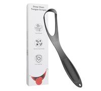 Amesor Tongue Scraper for Adults - Breath Cleaner Tool,Fan Shape Tongue Scraper with Wide Ergonomic Handle for Daily Bathroom
