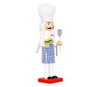 Amesor Wooden Nutcracker | 14 Inch Chef Cook Nutcracker Collectibles - Holiday Collectibles for Table Centerpiece Fireplace Mantel Bookshelf Desktop Home Party Festive Decor