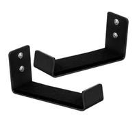 Amesor Yoga Mat Rack, Exercise Mat Hanger Wall Mount, Non-Slip Fitness Accessories for Strap Resistance Bands Foam Rollers Gym Dance Studio Home Enthusiasts