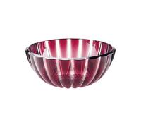 Guzzini Salad Bowl Container XL 30 cm Round Turtleneck 29690377 Transparent Amethyst Organic Plastic 4900cc Dishwasher