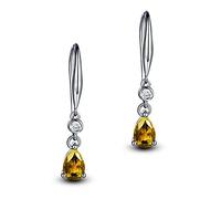 Amethyst Citrine Gemstone Earrings For Women Sapphire Drop Earrings Jewelry