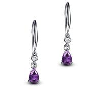 Amethyst Citrine Gemstone Earrings For Women Sapphire Drop Earrings Jewelry