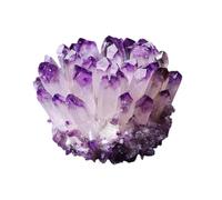 Amethyst Cluster Quartz Crystals Geode Stone for Witchcraft,Home Decor,Viewing and Decorating,300-400g Gemstone Stone