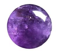 Amethyst Crystal Ball with Stand Sphere Balls for Witchcraft and Decorative, ball-60mm