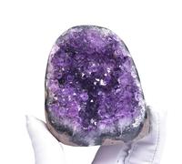Amethyst Crystal Cluster Raw Geode Quartz for Home Decoration Gemstone Figurine Crystal,600-700g