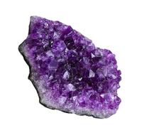 Amethyst Crystal Clusters Stone Cutting Witch Quartz Stones Ornaments (Size : 40-50g)