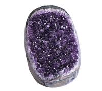Amethyst - Crystal Clusters Stone from Uruguay Raw Geode Quartz Deep Purple Color,800~1000g Gemstone Stone