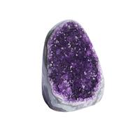 Amethyst Crystal Geode Cluster Quartz Crystals Raw Irregular Gemstone for Home Decoration,700-800g