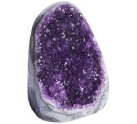 Amethyst Crystal, Natural Amethyst Geode, Healing Crystal Stones Rock, Positive Energy Crystals for Car Office Home Decoration (100-300g, Random)