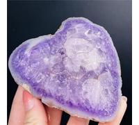 Amethyst Crystal, Natural Amethyst Rough Crystals in Agate Cave Home Decoration Stone Multicolor(Light Yellow)