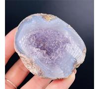 Amethyst Crystal, Natural Amethyst Rough Crystals in Agate Cave Home Decoration Stone Multicolor(White)