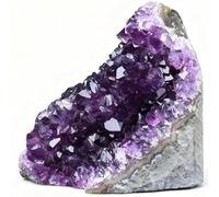 Amethyst Crystal Rock, Real Stone, Purple Crystals and Stones, Amathesis Cluster Geode, Amatista Piedra, Cuarzos Originales De Energia,300g