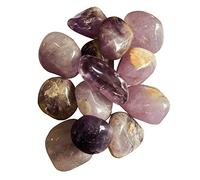 Amethyst Crystal Single Polished Tumblestone by Bella Mira for Healing Balance Purification (Single Polished Crystal)