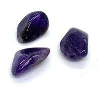 Amethyst Crystal Small Tumbled Stones - 3 pc