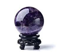 Amethyst Crystal Sphere Purple Quartz Balls for Home Decor Gemstones Ball,60mm