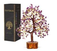 Amethyst Crystal Tree - Bonsai, Balancing Tree for Positive Energy, Crystal Gifts for Women, Seven Chakra Healing Stones