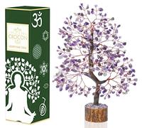 Amethyst Crystal Tree of Life Purple Gemstone Chakra Healing Crystals Tree for Home Decor Spiritual Room Decor for Women birthday gifts for Mum House warming Present Good Luck
