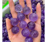 Amethyst Crystals Purple Amethyst Quartz Sphere Ball 5pcs,AmethystBall-3cm