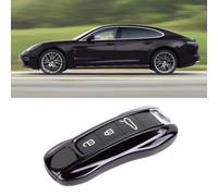 Amethyst Key Fob Cover Compatible with Porsche Key Shell Key Fob Shell Replacement Compatible with Porsche Cayenne Panamera 911 718 Macan Boxster Cayman (Amethyst, New Model)