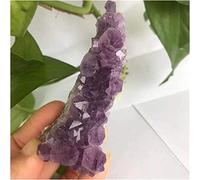 Amethyst Rough Stone Beautiful Amethyst Block Natural Crystal Reiki Healing Gift for The Home (Size : 140-160g)