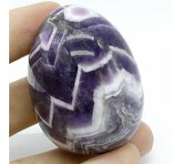 Amethyst Rough Stone Crystal 1pcs The Natural Amethyst raw Stone is Handmade from The Ground to The Egg