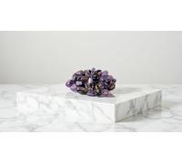 Amethyst Runes Crystal Rune Stones Set Elder futhark Viking Gemstone Reiki Healing Golden Engraved Runic Alphabets (Amethyst)