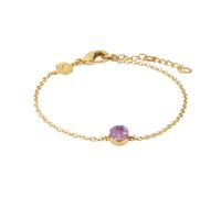 Amethyst stone bracelet for women Sloya Aurora Violet 15,5/18,5 cm