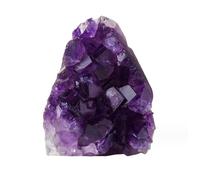 Amethyst Stones Irrgular Crystal Cluster Geode Gemstone Home Decoration,150-200g