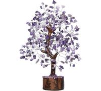 (Amethyst Tree) UK Amethyst Crystal Tree-Purple Gemstone Tree of Life Ornaments-Money for Table showPcs -Healing Crystals -Spiritual Meditation