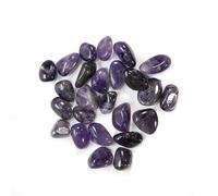 Amethyst Tumbled Gemstones Bulk - Bag of 25 | Hand Selected A-Grade | Polished Natural Gemstones for Displays, Personal Use, and Gifts!