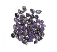 Amethyst Tumbled Gemstones Bulk - Bag of 50 | Hand Selected A-Grade | Polished Natural Gemstones for Displays, Personal Use, and Gifts!
